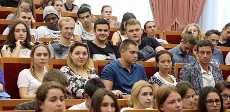 Лекция от профессора в МГУ