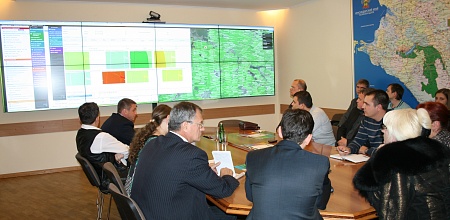 Знакомство с работой Единого центра дистанционного спутникового мониторинга