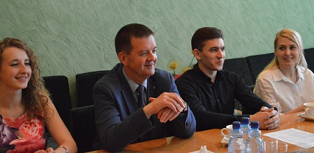 Встреча участников студвесны с ректором