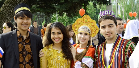 May-Day parade in Krasnodar
